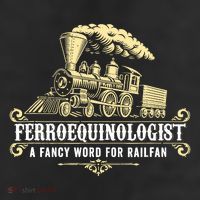 Ferroequinologist A Fancy Word For Railfan Railroad Gifts 25L Jumbo Tote