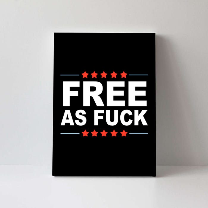 Free As Fuck Kyle Rittenhouse Canvas