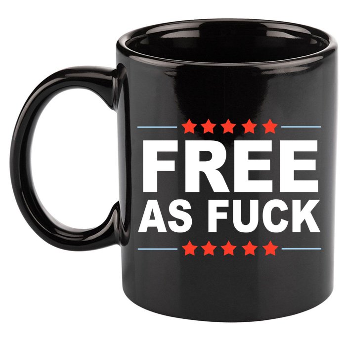 Free As Fuck Kyle Rittenhouse 11oz C Handle Ceramic Mug
