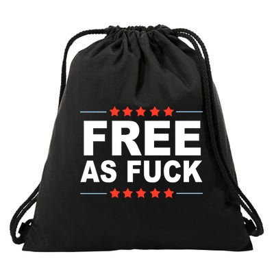 Free As Fuck Kyle Rittenhouse Drawstring Bag