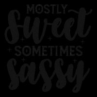 Funny And Feisty Mom Mostly Sweet Sometimes Sassy Wool Snapback Cap