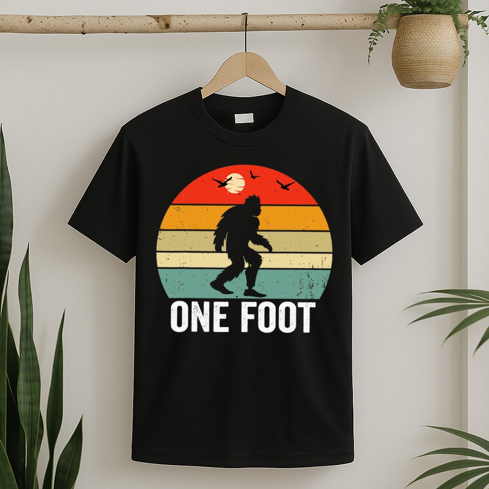 Foot Amputee Funny Amputee Big Foot Limb Loss Awareness T-Shirt