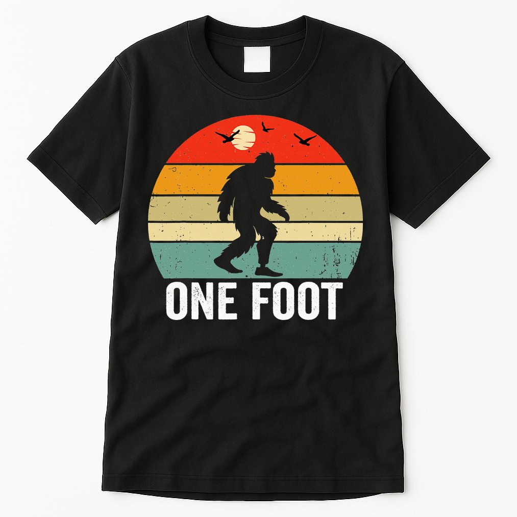 Foot Amputee Funny Amputee Big Foot Limb Loss Awareness Tall T-Shirt