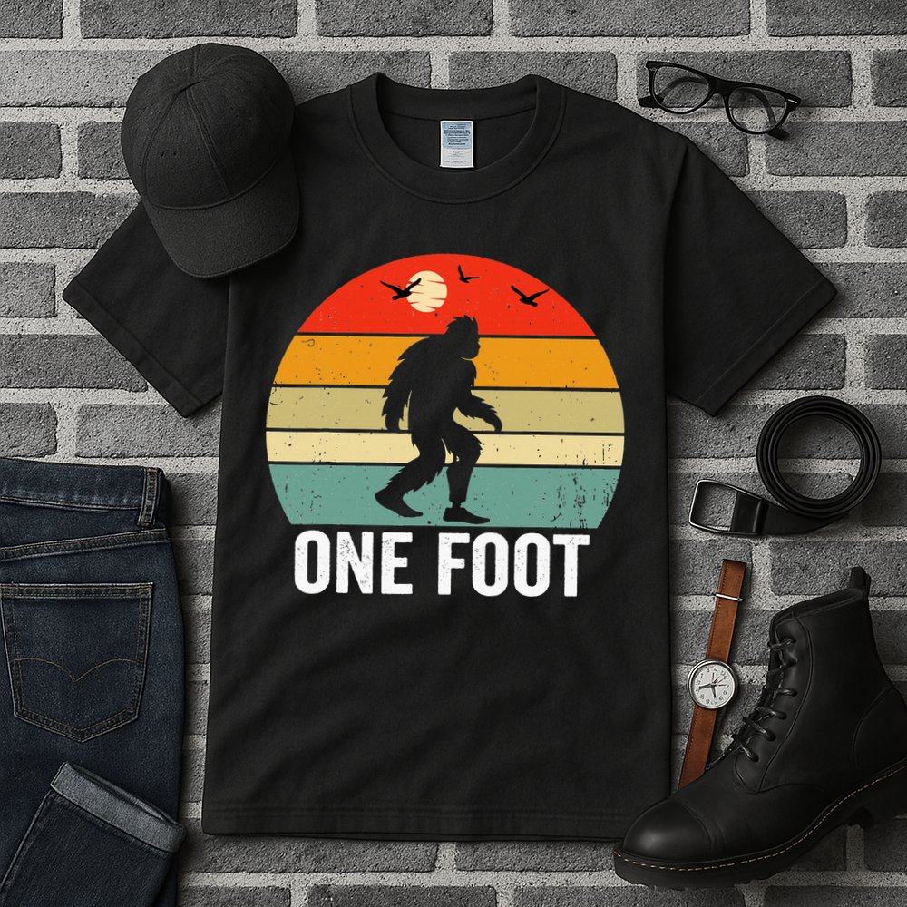 Foot Amputee Funny Amputee Big Foot Limb Loss Awareness Tall T-Shirt