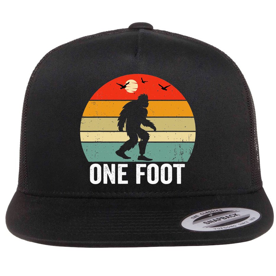 Foot Amputee Funny Amputee Big Foot Limb Loss Awareness Flat Bill Trucker Hat