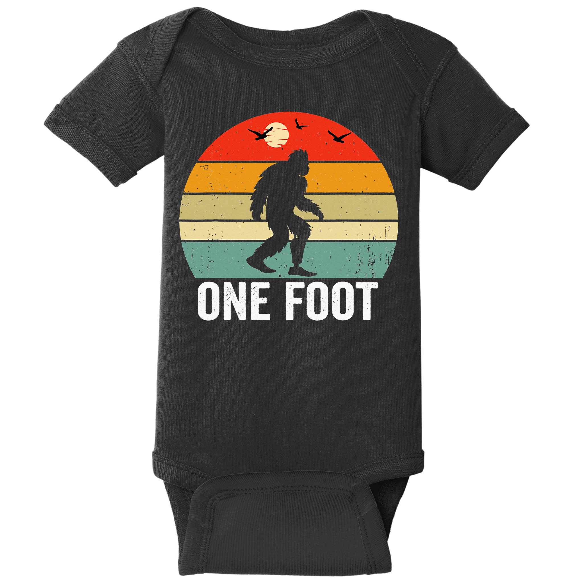 Foot Amputee Funny Amputee Big Foot Limb Loss Awareness Baby Bodysuit