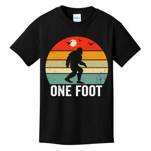 Foot Amputee Funny Amputee Big Foot Limb Loss Awareness Kids T-Shirt