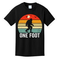 Foot Amputee Funny Amputee Big Foot Limb Loss Awareness Kids T-Shirt