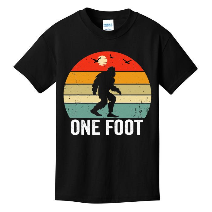 Foot Amputee Funny Amputee Big Foot Limb Loss Awareness Kids T-Shirt