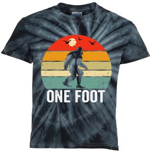 Foot Amputee Funny Amputee Big Foot Limb Loss Awareness Kids Tie-Dye T-Shirt