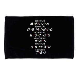 Fast And Furious Brian Dominic Hobbs Han Roman Tej Microfiber Hand Towel