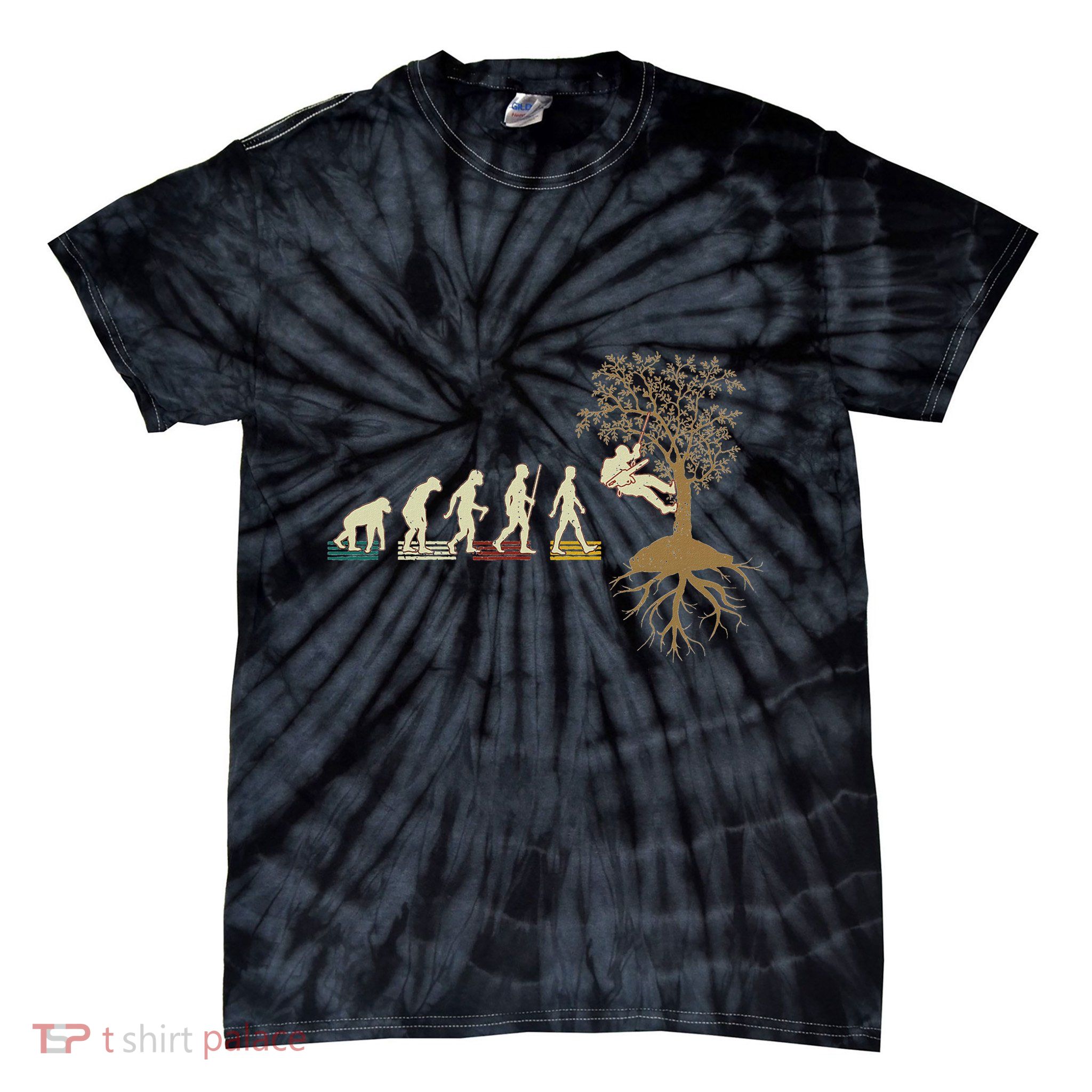Funny Arborist Tie-Dye T-Shirt