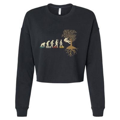 Funny Arborist Cropped Pullover Crew