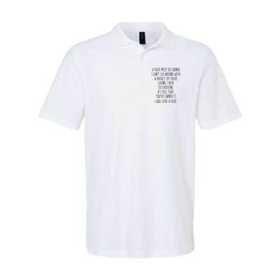 Funy A Fuck Must Be Earned Polo