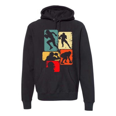 Football American Football Premium Hoodie