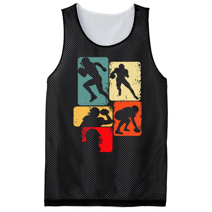 Football American Football Mesh Reversible Basketball Jersey Tank