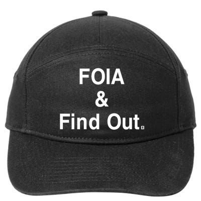 Foia And Find Out 7-Panel Snapback Hat