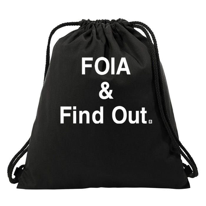 Foia And Find Out Drawstring Bag