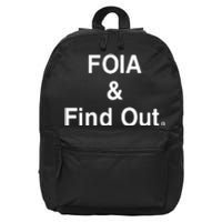 Foia And Find Out 16 in Basic Backpack