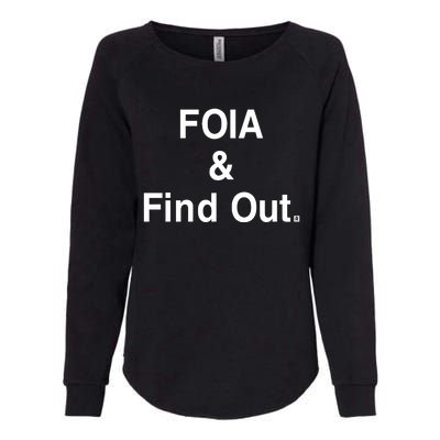 Foia And Find Out Womens California Wash Sweatshirt