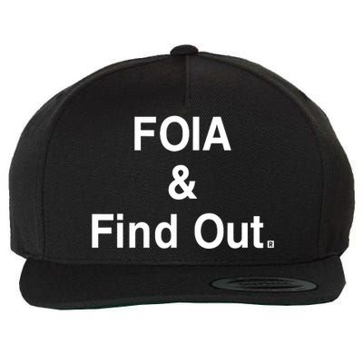 Foia And Find Out Wool Snapback Cap