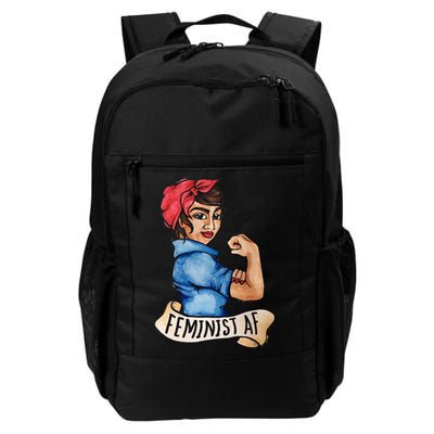 Feminist Af Funny Gift Black Feminists Backpack