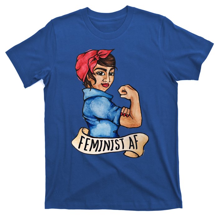 Feminist Af Funny Gift Black Feminists T-Shirt