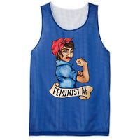 Feminist Af Funny Gift Black Feminists Mesh Reversible Basketball Jersey Tank