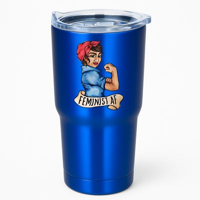 Feminist Af Funny Gift Black Feminists Tumbler