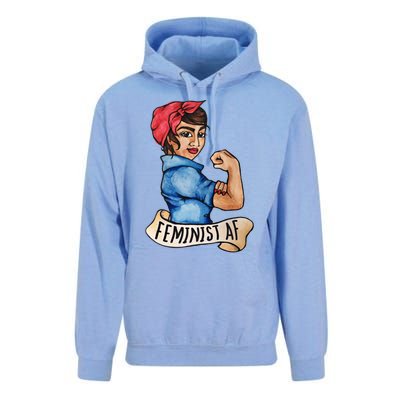 Feminist Af Funny Gift Black Feminists Unisex Surf Hoodie