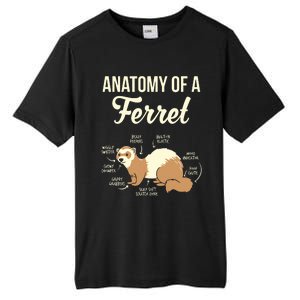 Ferret Anatomy Tall Fusion ChromaSoft Performance T-Shirt