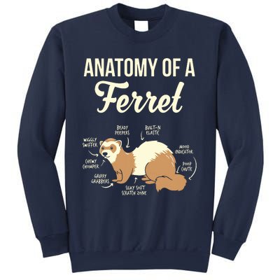 Ferret Anatomy Sweatshirt