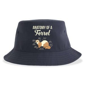 Ferret Anatomy Sustainable Bucket Hat