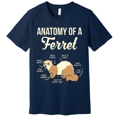 Ferret Anatomy Premium T-Shirt