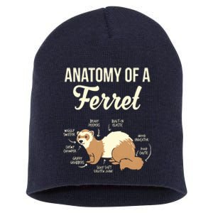 Ferret Anatomy Short Acrylic Beanie