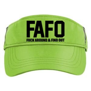 FAFO Fuck Around & Find Out Adult Drive Performance Visor