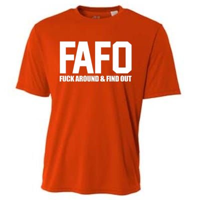 FAFO Fuck Around & Find Out Cooling Performance Crew T-Shirt