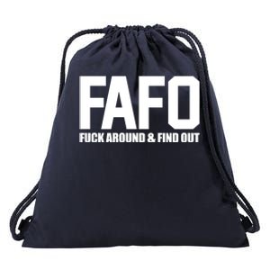 FAFO Fuck Around & Find Out Drawstring Bag