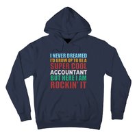 Funny Accountant Gift Accounting Major Bookkeeper CPA Retro Hoodie