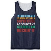 Funny Accountant Gift Accounting Major Bookkeeper CPA Retro Mesh Reversible Basketball Jersey Tank