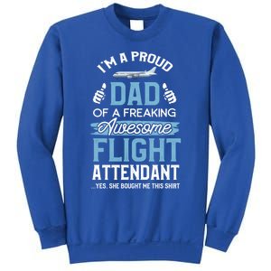 Flight Attendanfunny Gift For Dad Father Flight Attendant Gift Sweatshirt