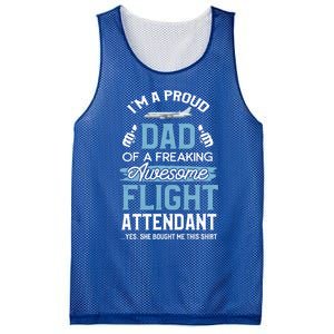 Flight Attendanfunny Gift For Dad Father Flight Attendant Gift Mesh Reversible Basketball Jersey Tank