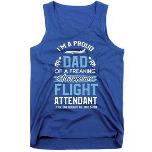 Flight Attendanfunny Gift For Dad Father Flight Attendant Gift Tank Top