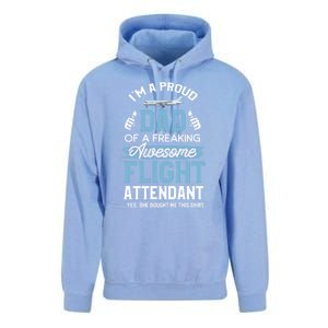 Flight Attendanfunny Gift For Dad Father Flight Attendant Gift Unisex Surf Hoodie