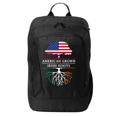 Funny American Grown With Irish Roots Ireland Gift City Backpack