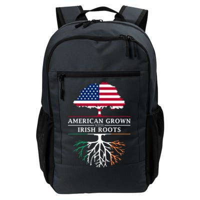 Funny American Grown With Irish Roots Ireland Gift Daily Commute Backpack