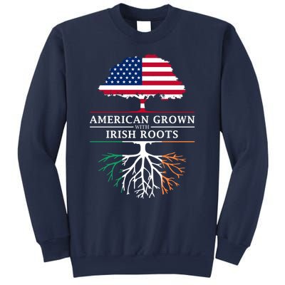 Funny American Grown With Irish Roots Ireland Gift Sweatshirt