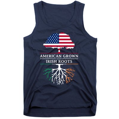 Funny American Grown With Irish Roots Ireland Gift Tank Top