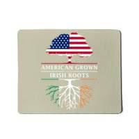 Funny American Grown With Irish Roots Ireland Gift Mousepad