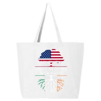 Funny American Grown With Irish Roots Ireland Gift 25L Jumbo Tote